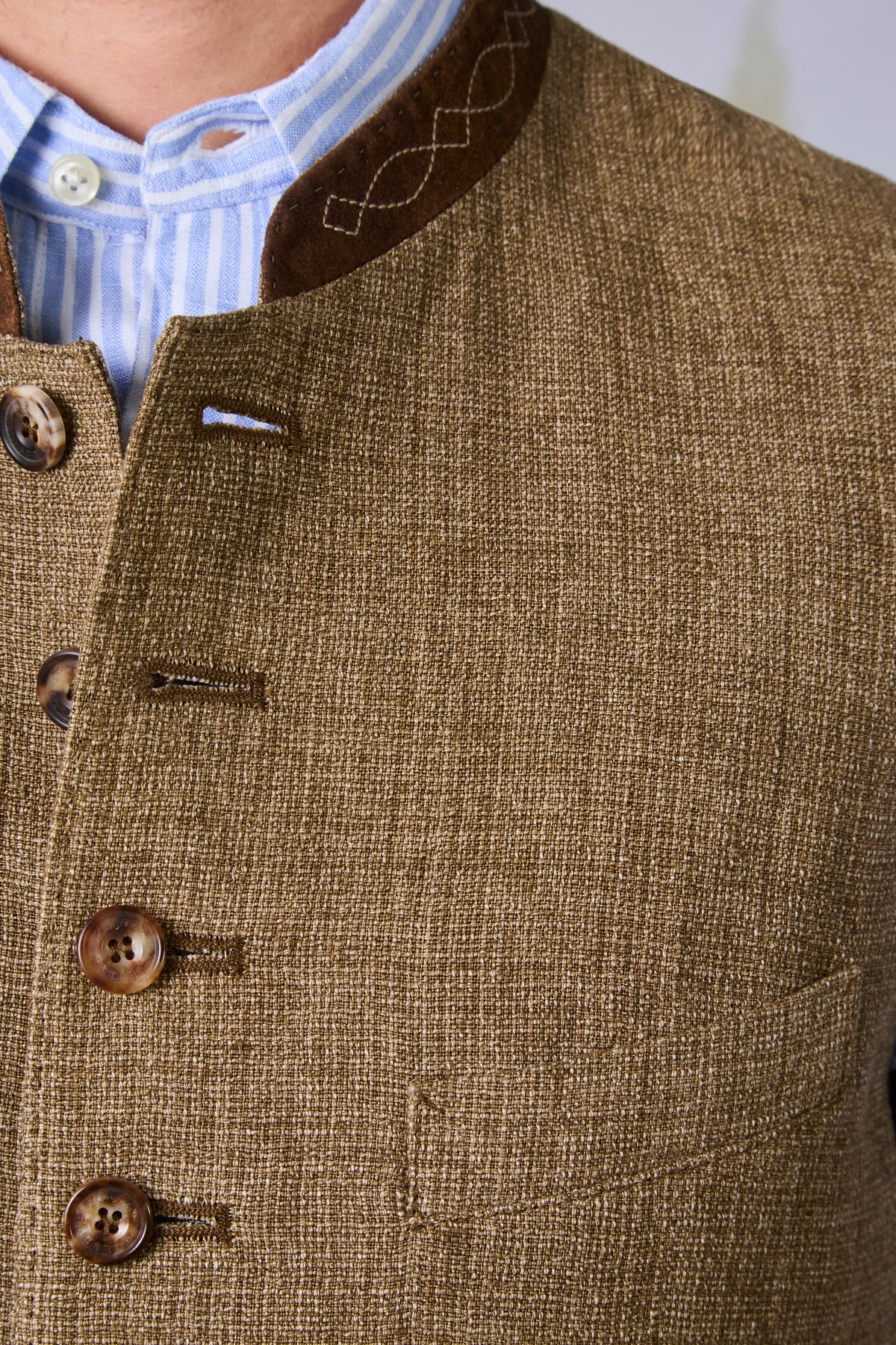 Gilet Friedrich in Lino Delave