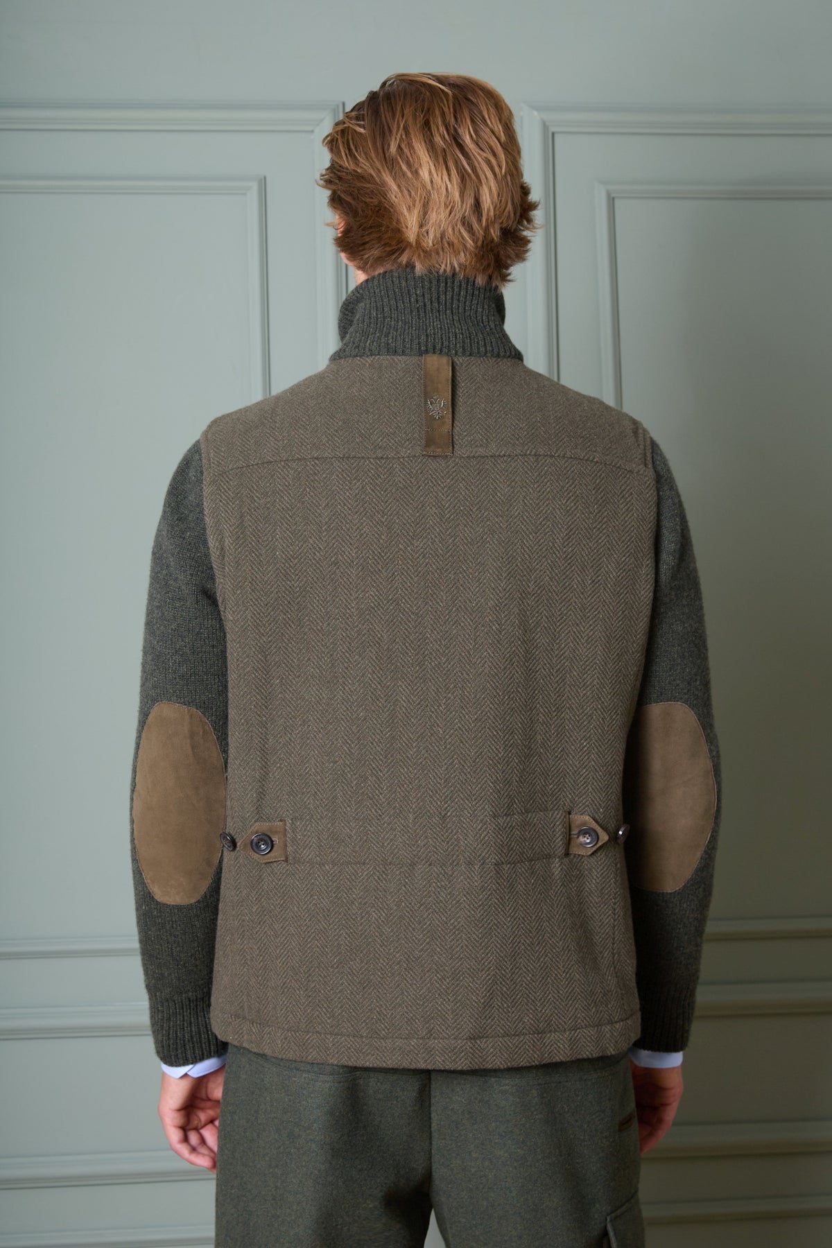 Wolljacke Hirschenau mit Strickärmeln
