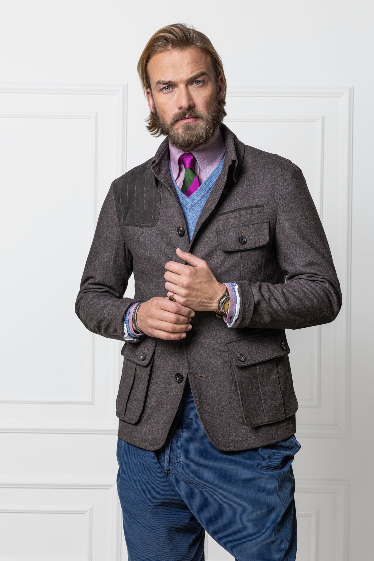 Habsburg Herrenjacke Rastenfeld Feltro von vorne