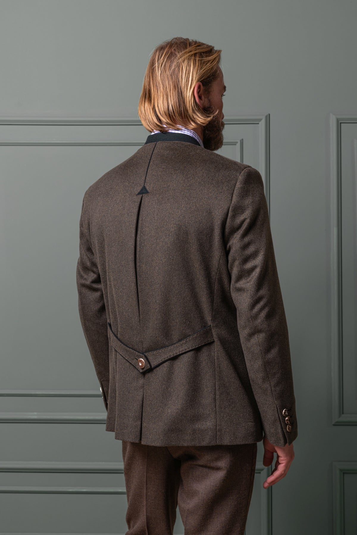Habsburg Sakko Johann Karl in Cashmere von hinten