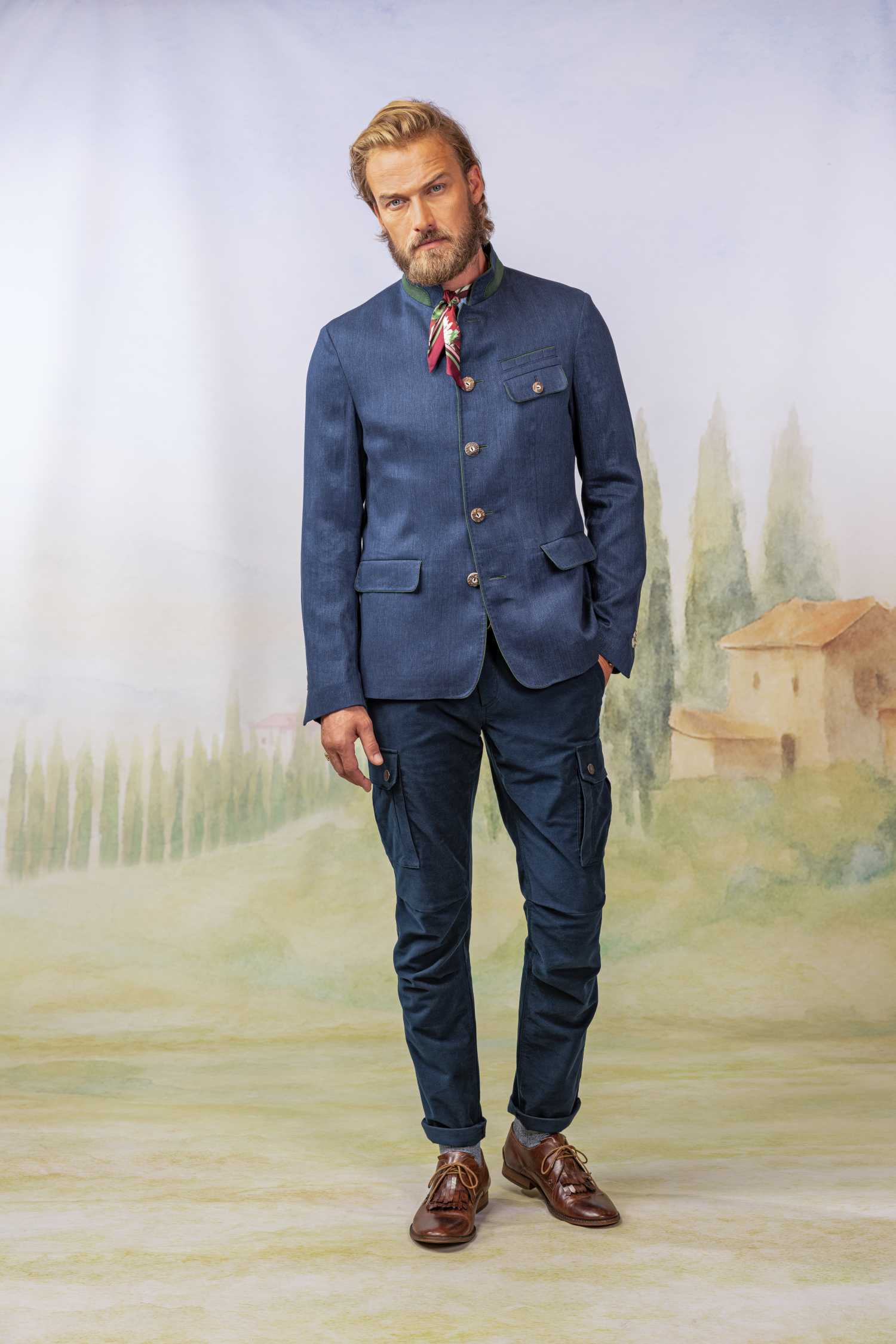 Jacke Jakob in Tinto Filo Stretch