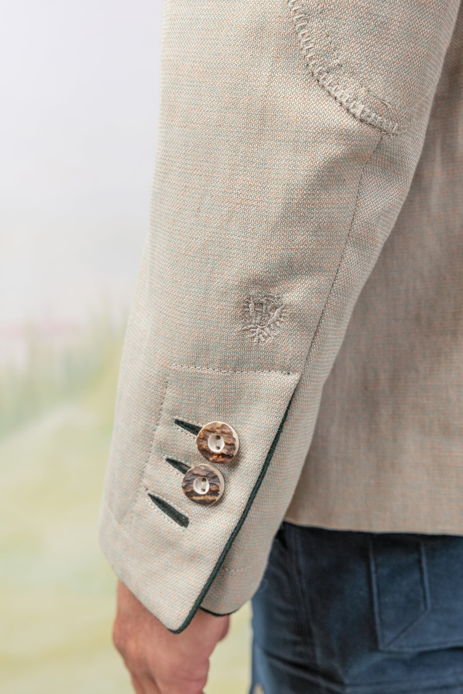 Jacke Adrian in Jägerleinen