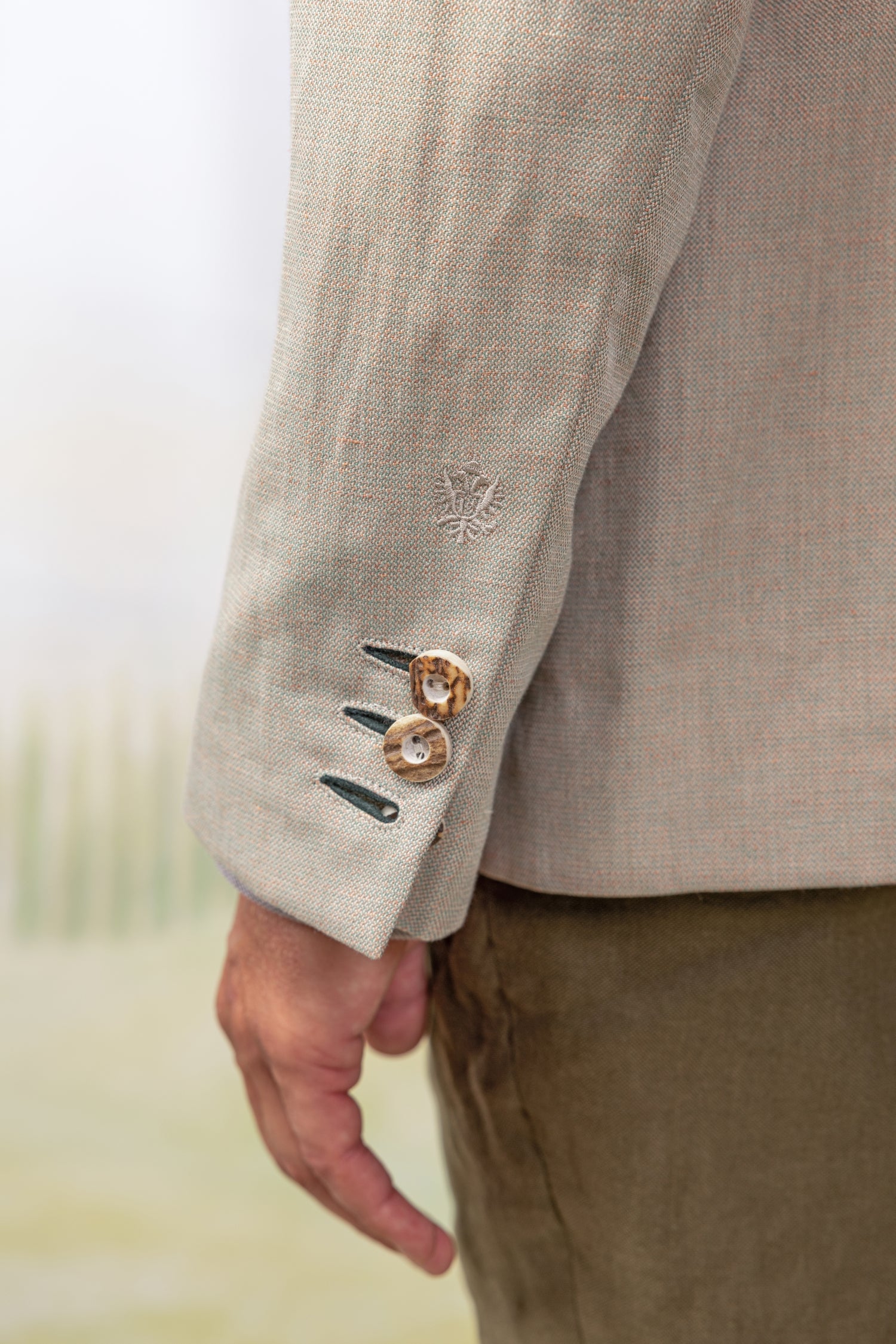 Jacke Johann Karl in Jägerleinen