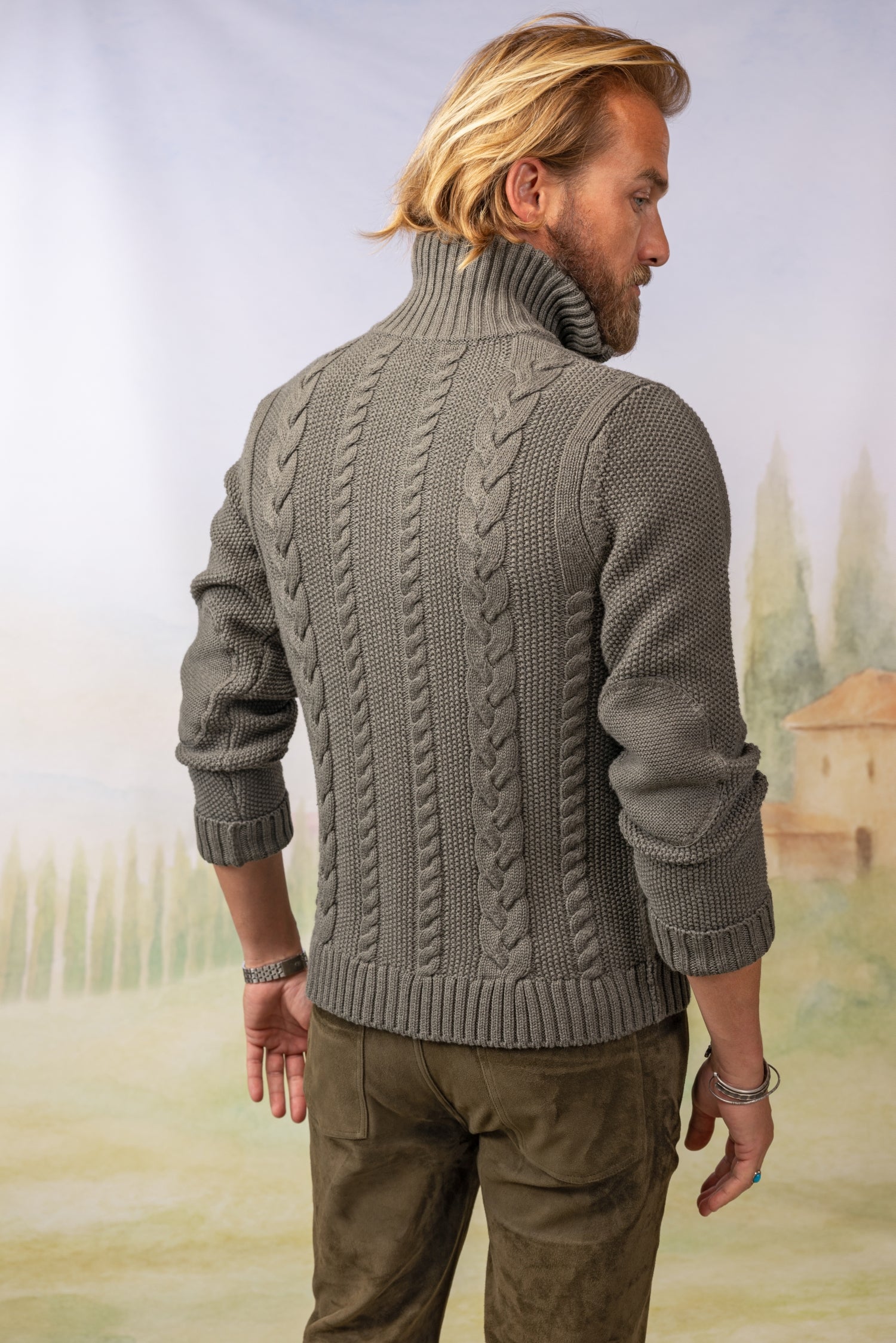 Strickjacke Davide in Baumwoll- Cashmere Mix