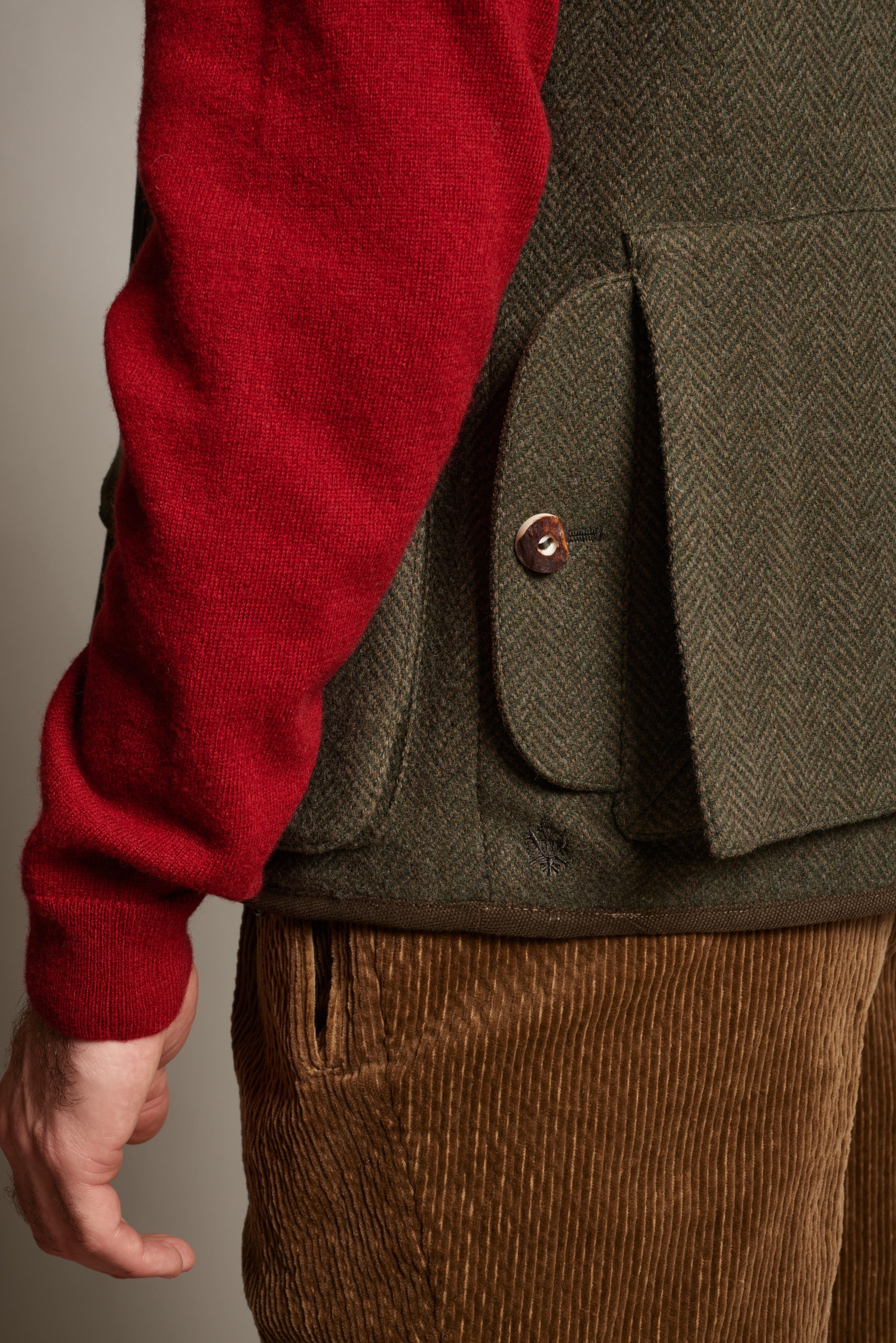 Gilet Ambros Fischgrat