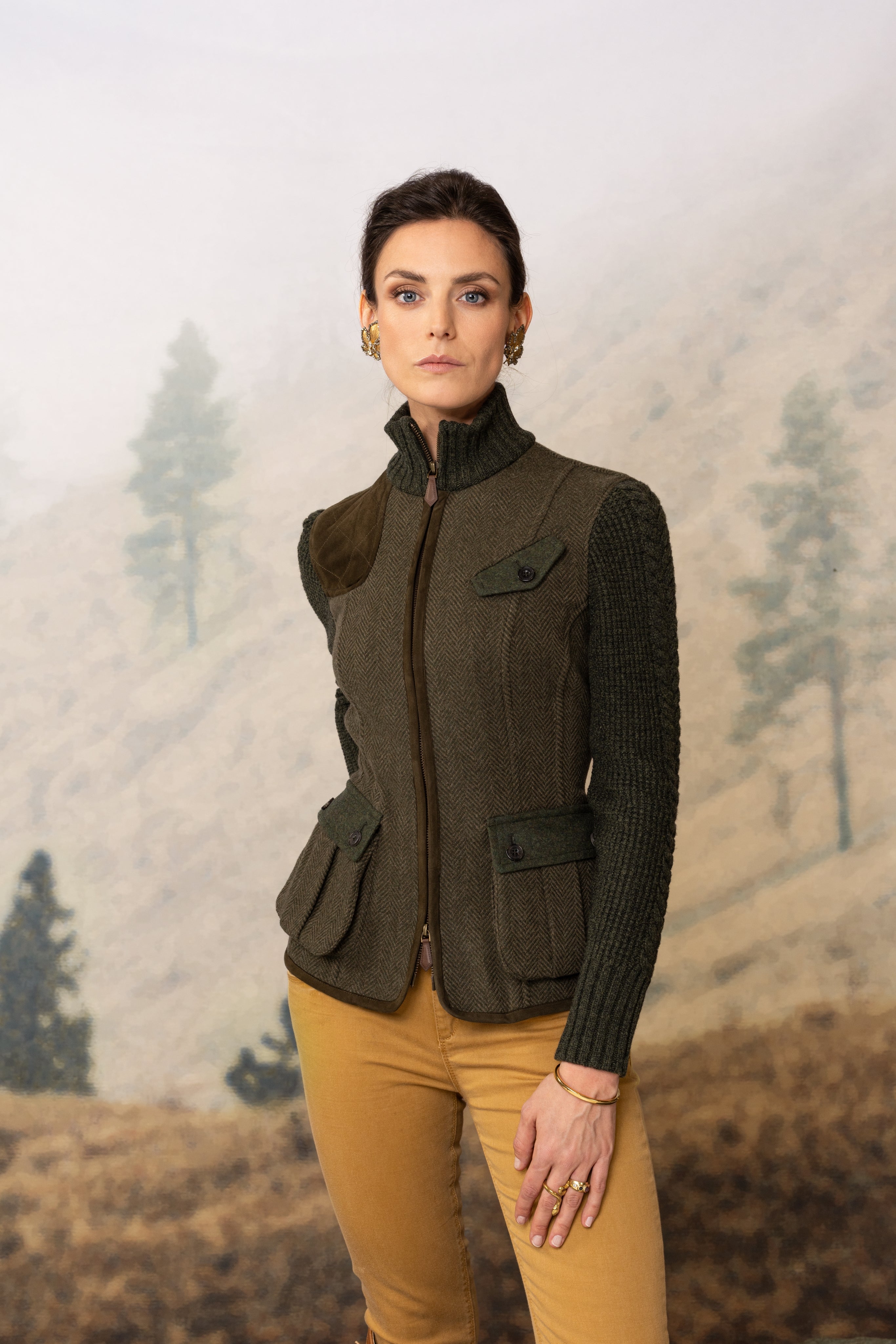 Jacke Cleo Fischgrat