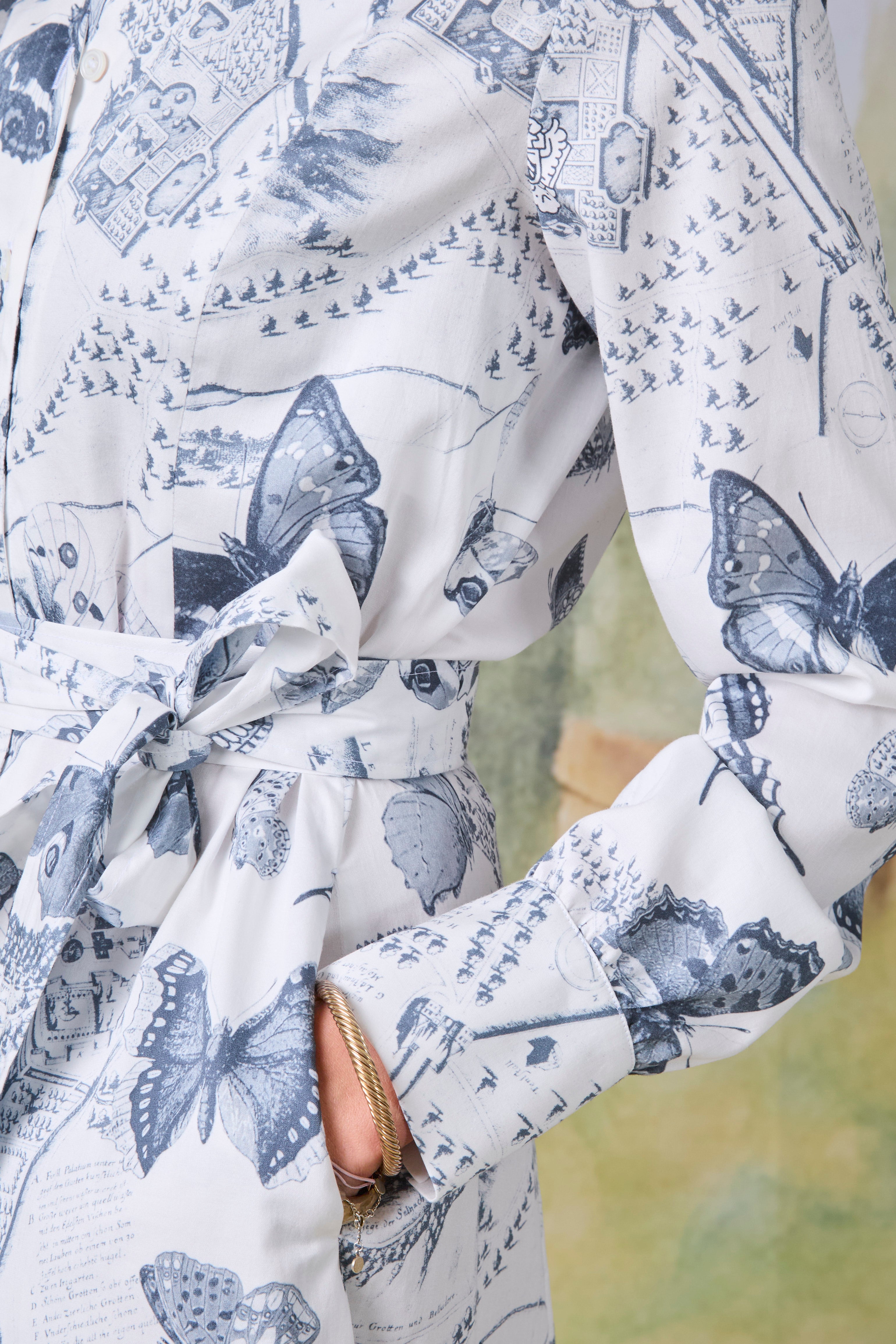 Kleid Trattenegg mit Schmetterlingsdruck