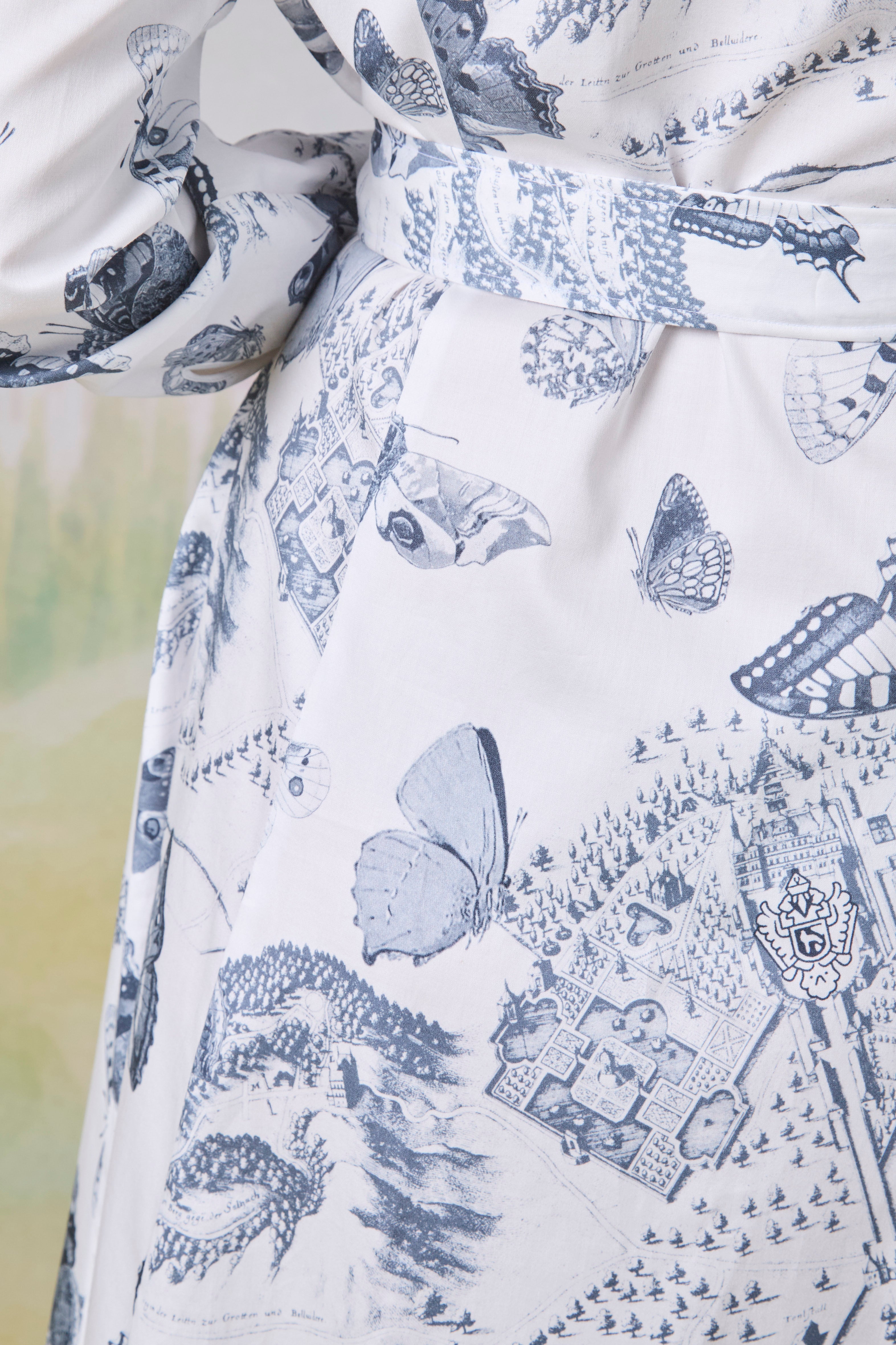 Kleid Trattenegg mit Schmetterlingsdruck