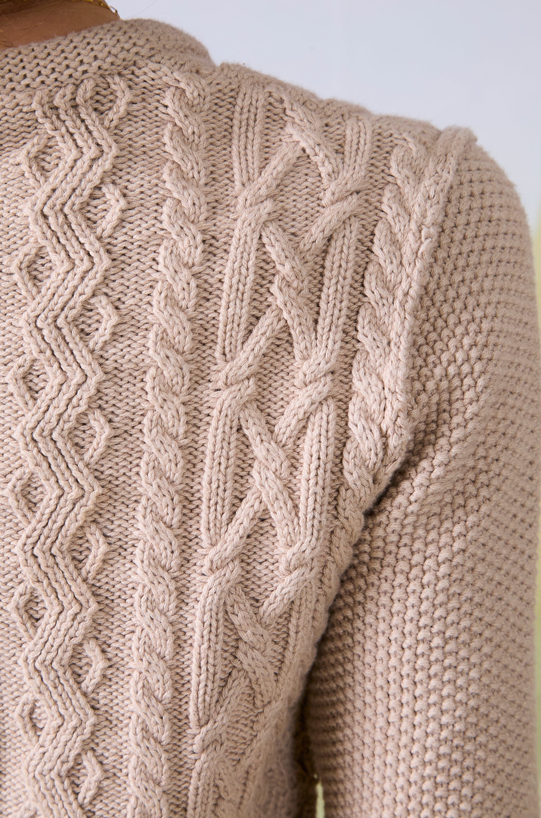 Strickjacke Donna in Baumwoll- Cashmere Mix