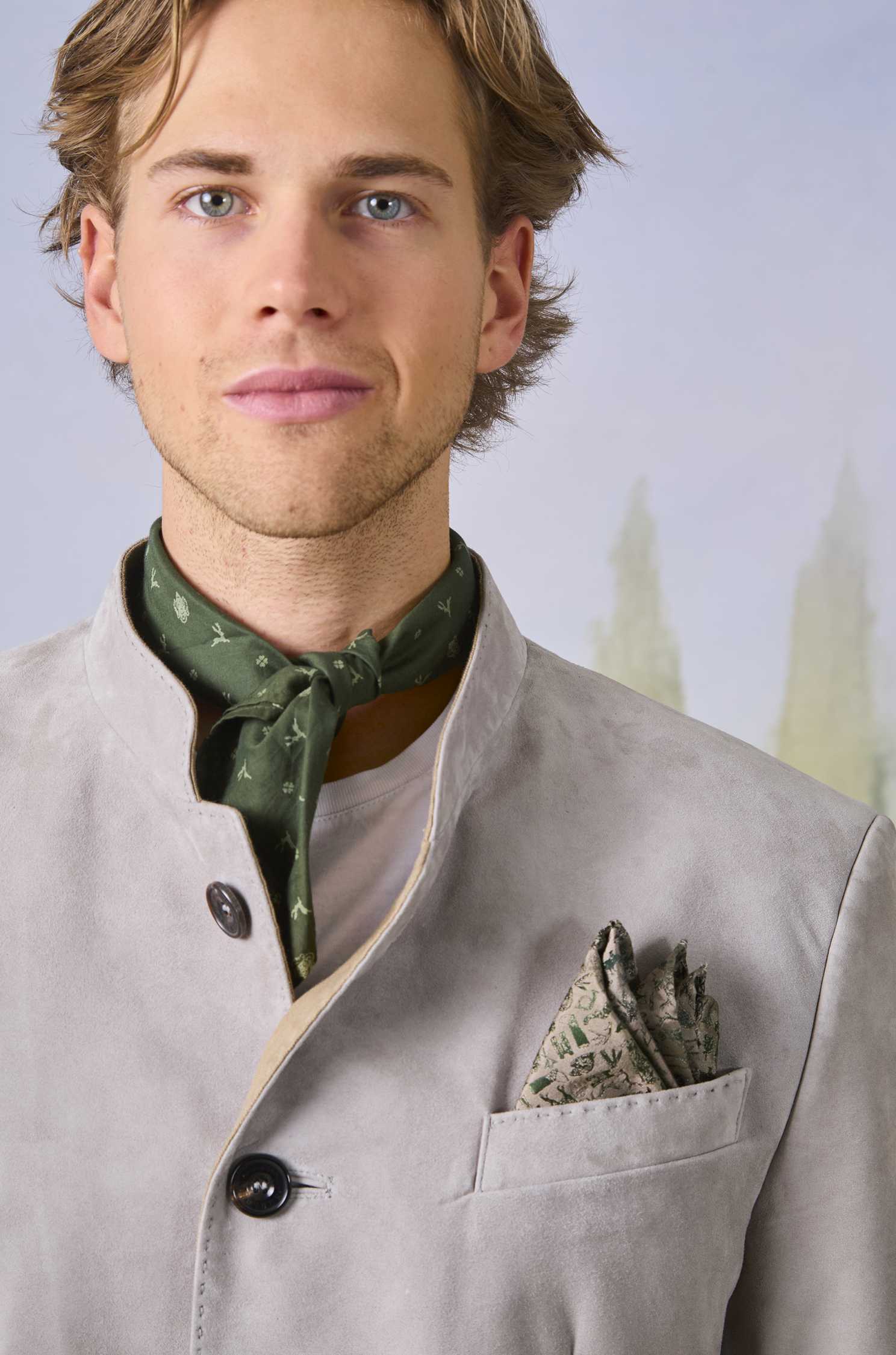 Jacket Vincent in Suede Leather