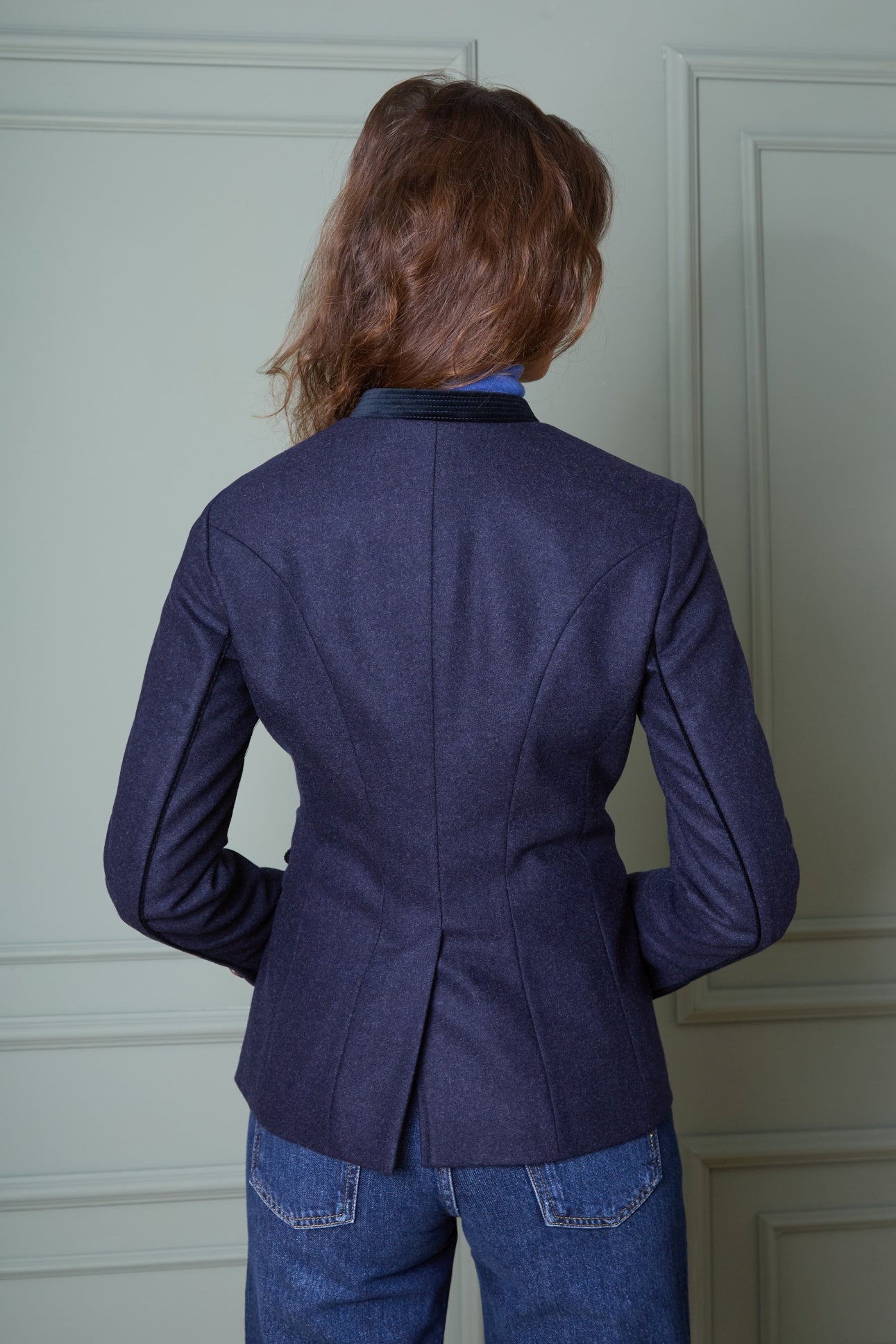 Wool Blazer Mariella with Horn Buttons