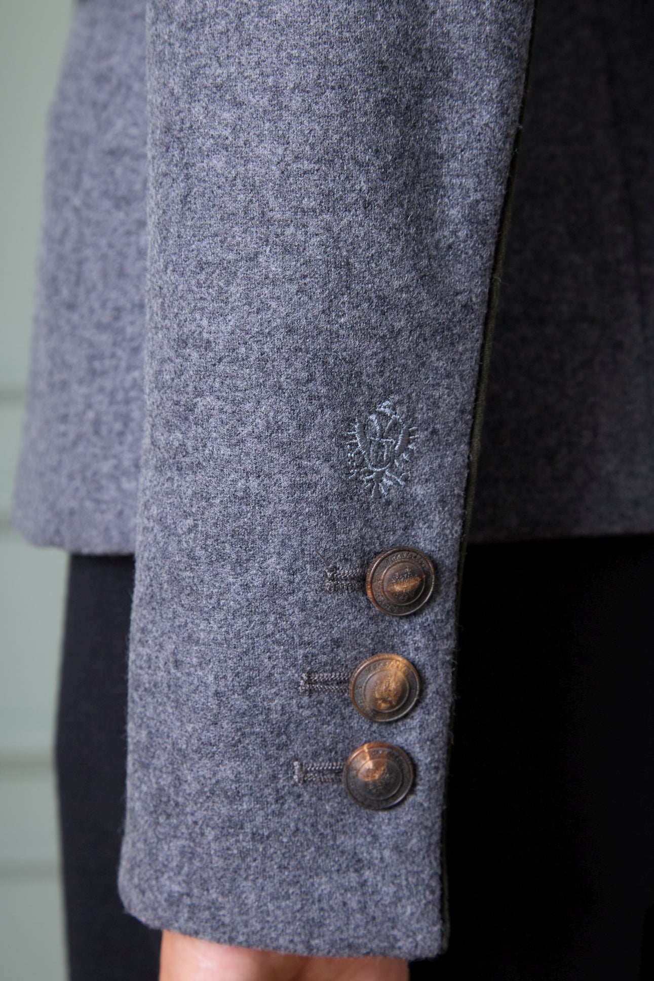 Wool Blazer Mariella with Horn Buttons