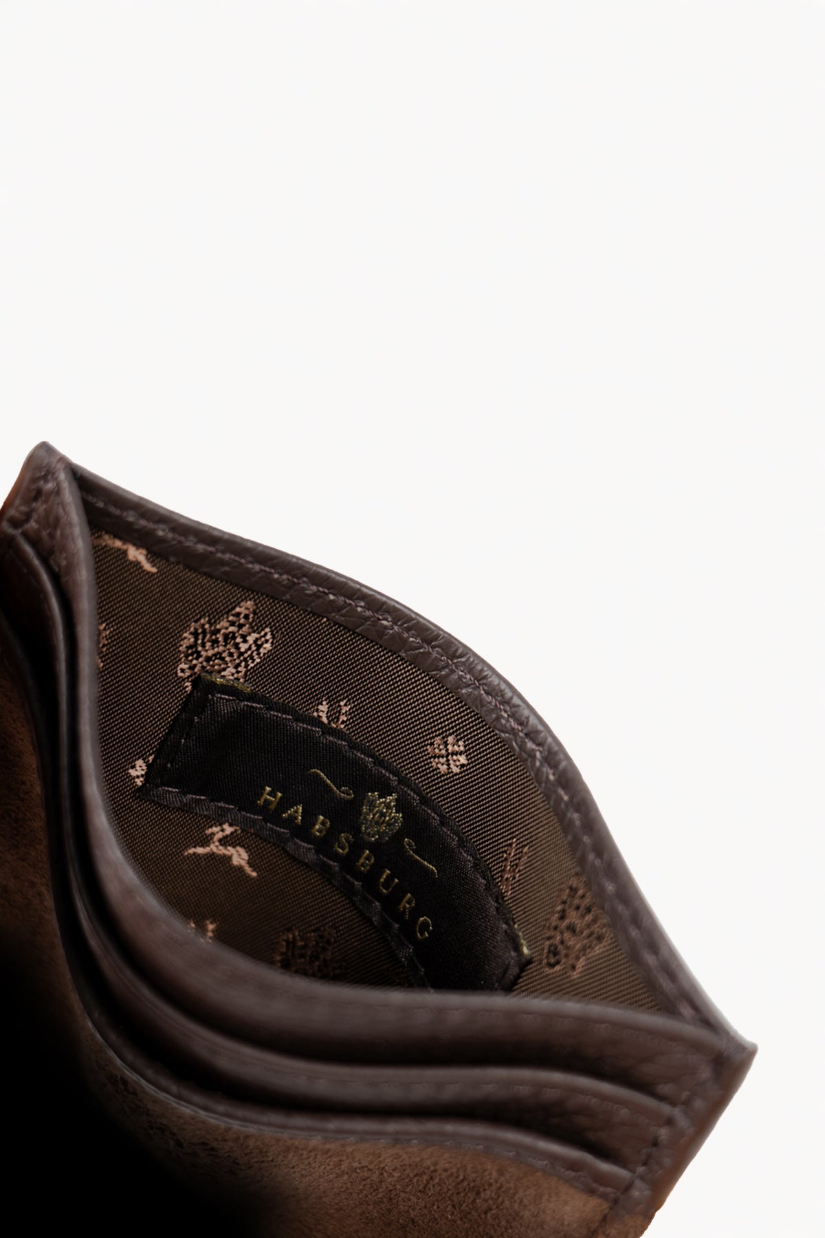 Cardholder aus Veloursleder