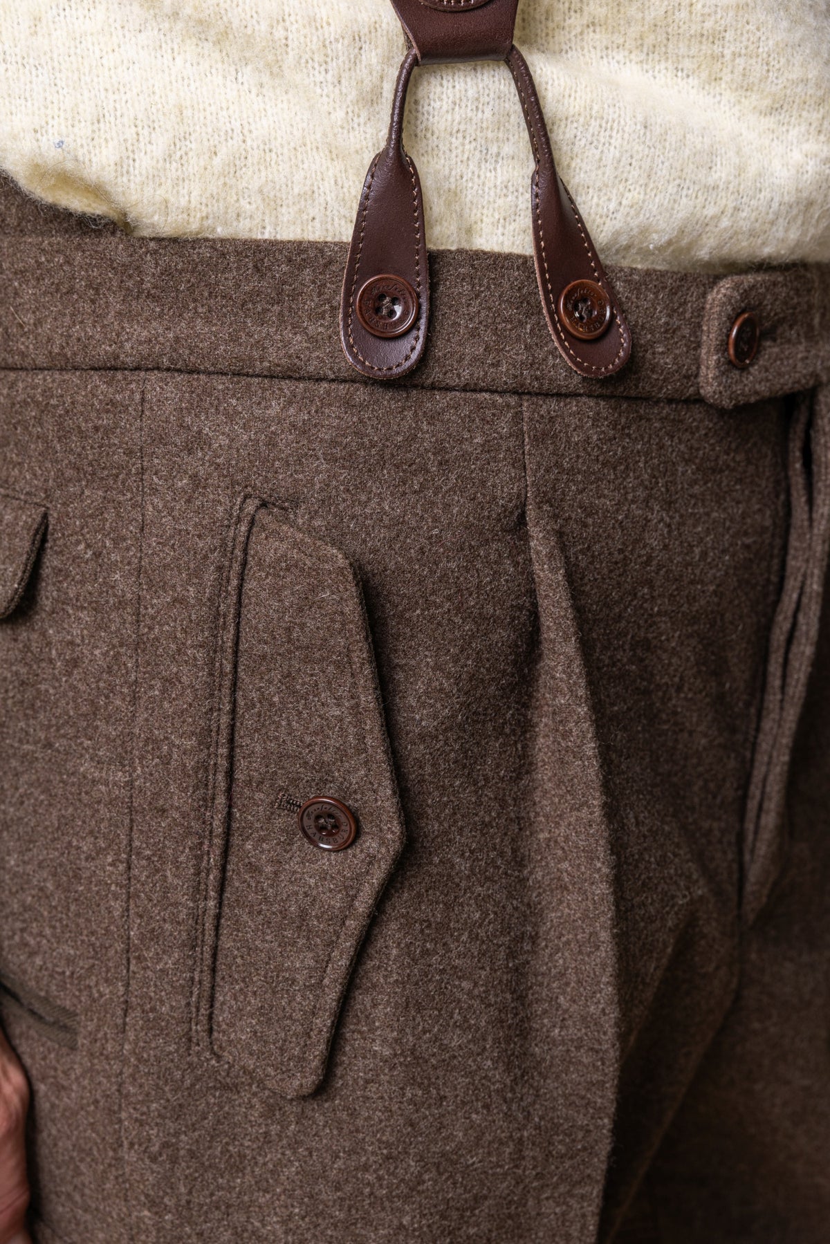 Hunting Trousers Wallsee with Fur