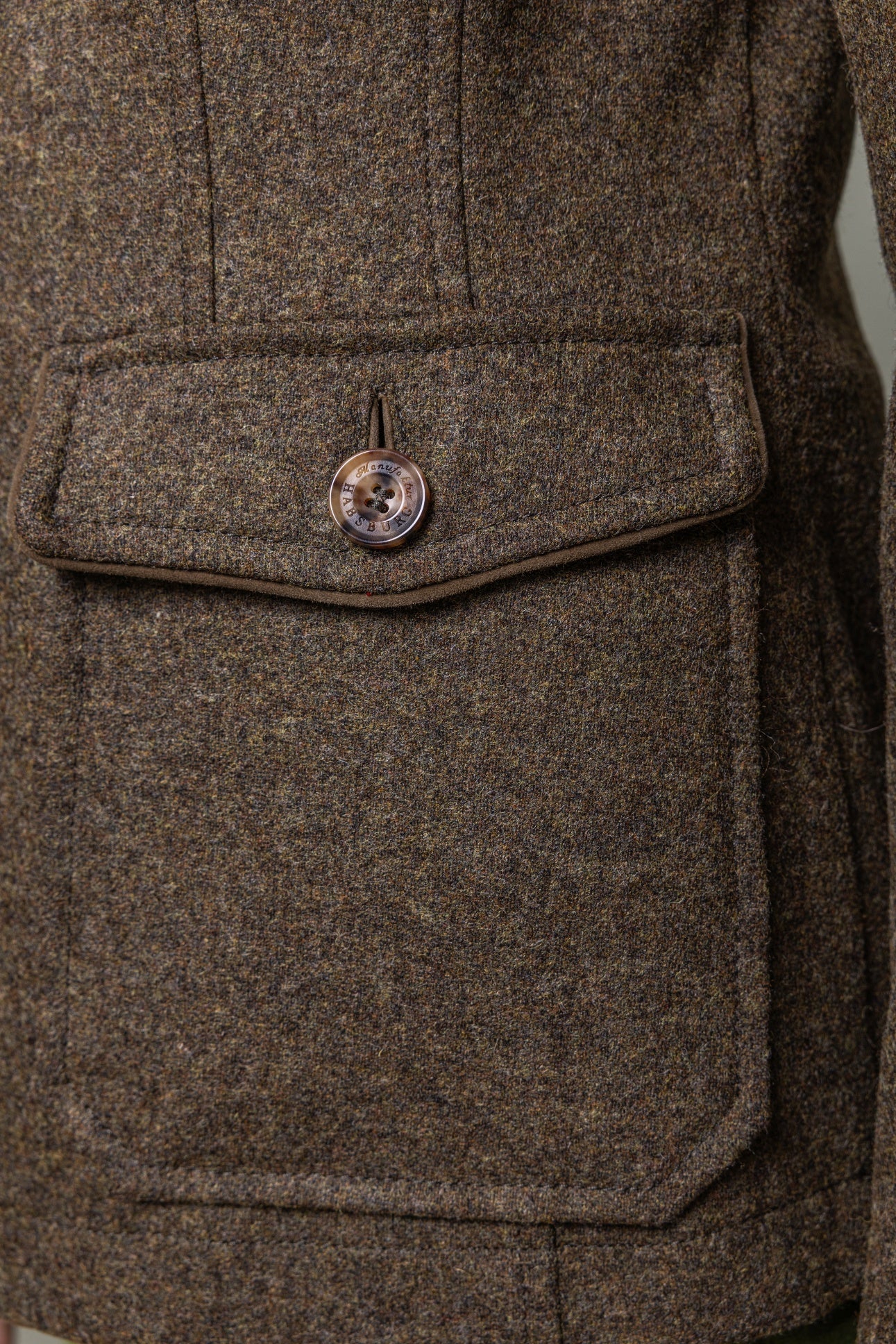 Wolljacke Aschach in Stretchtuch