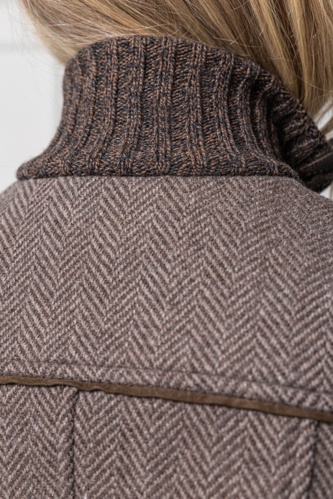 Wolljacke Cleo mit Strickärmeln