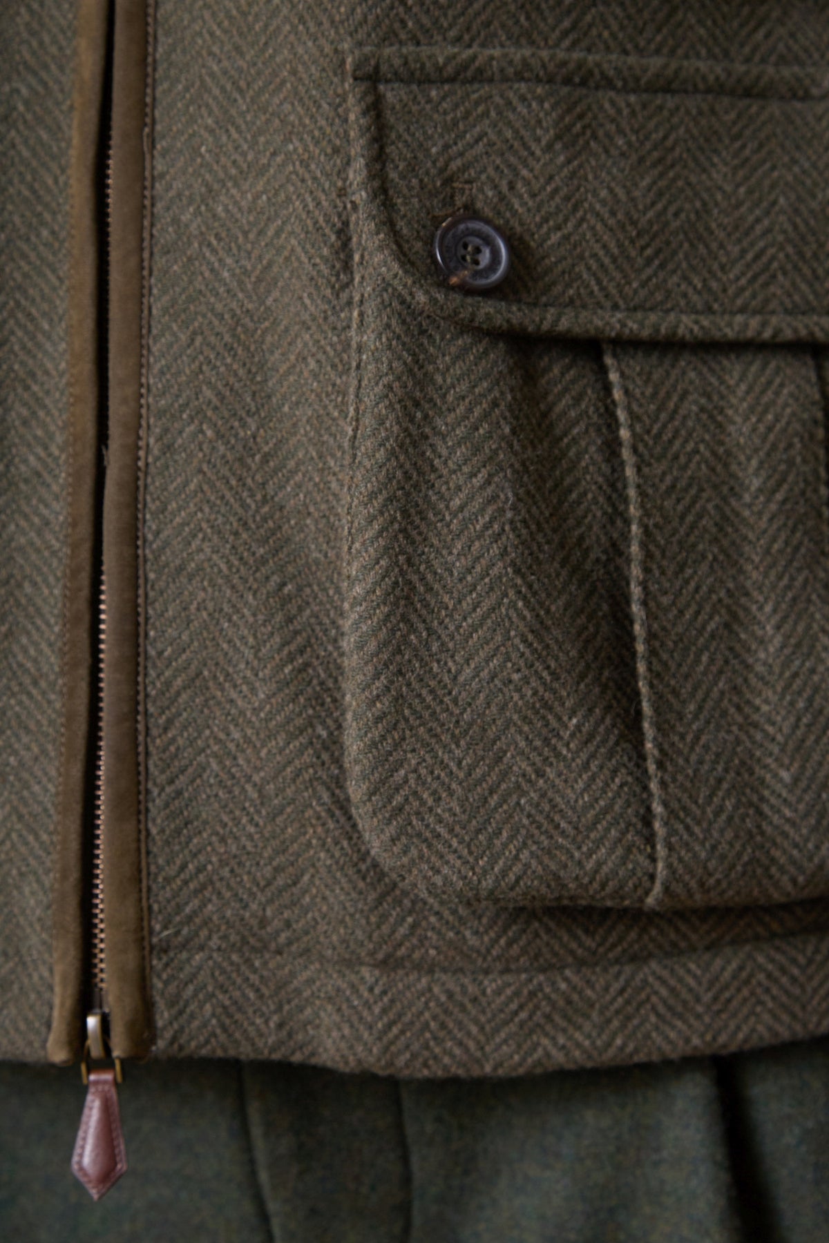 Wolljacke Hirschenau mit Strickärmeln