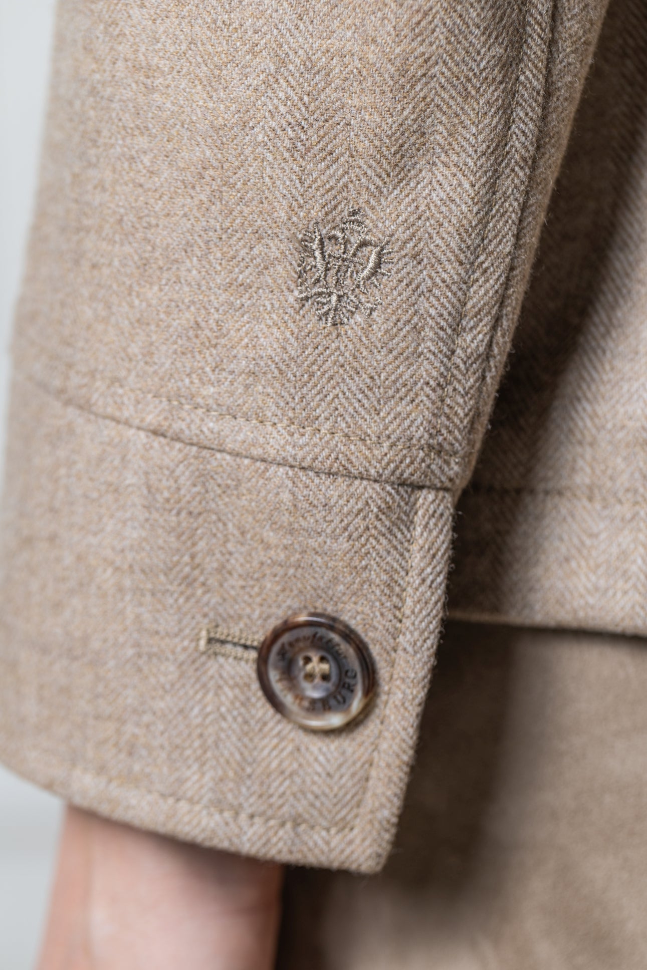 Wool Jacket Kohfidisch in Herringbone