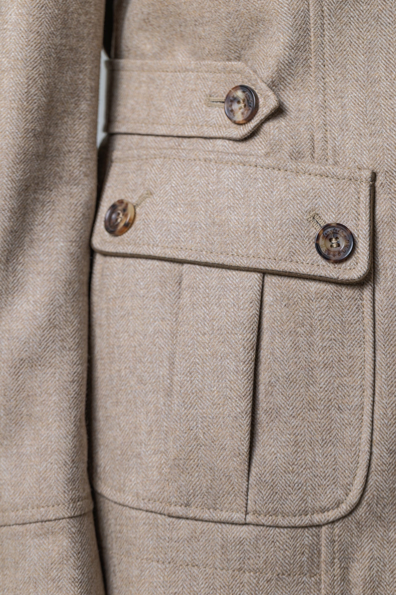 Wool Jacket Kohfidisch in Herringbone