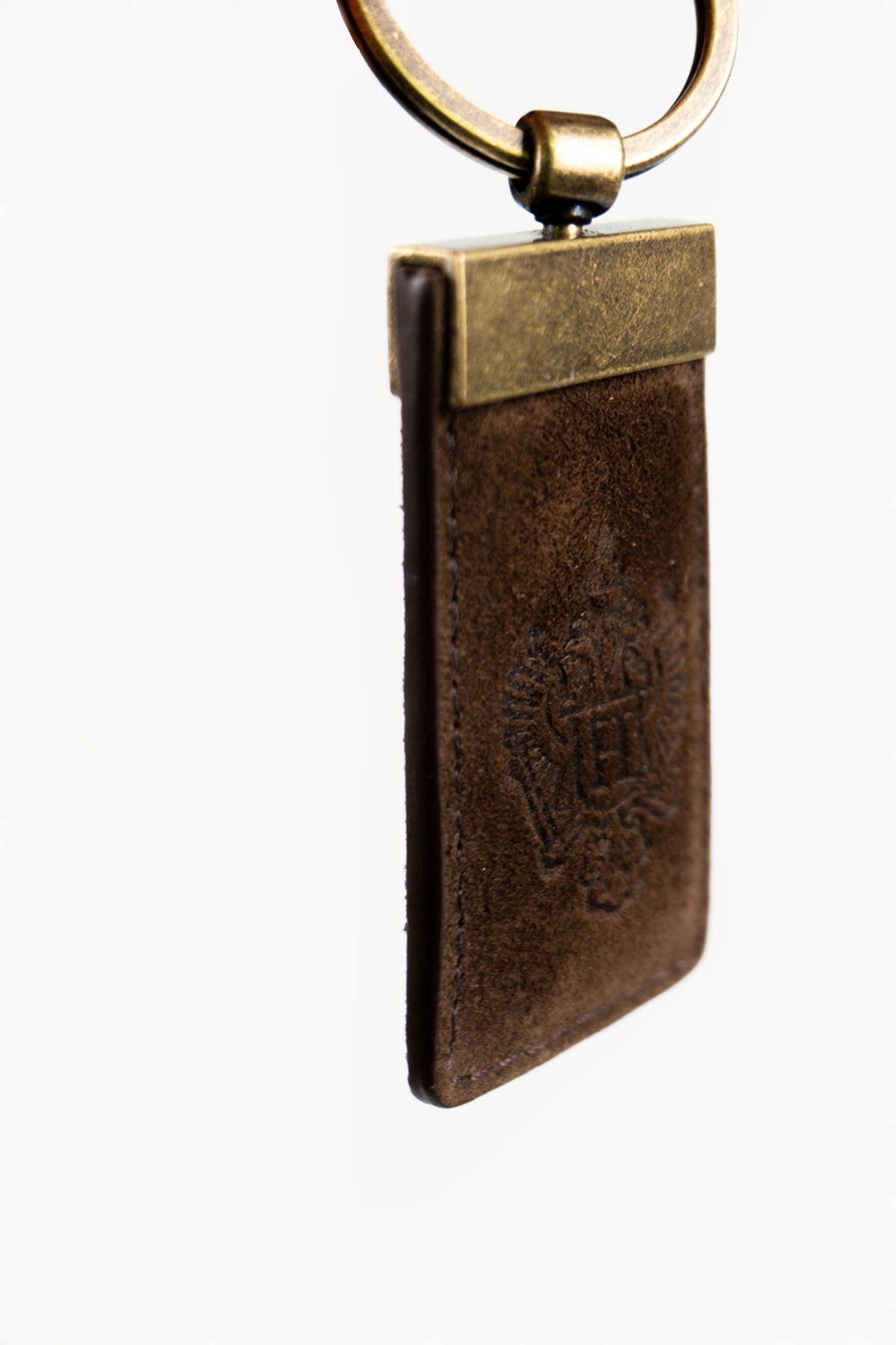 Suede Leather Keyring