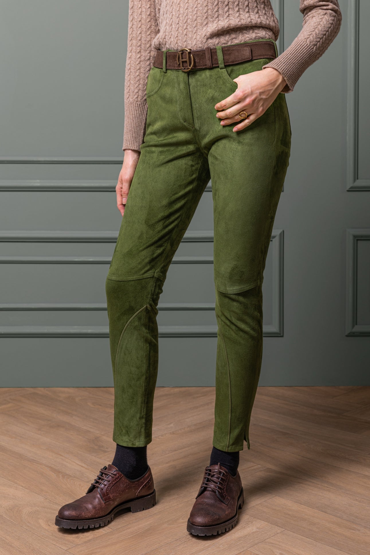 Hose Zita in Lammvelours