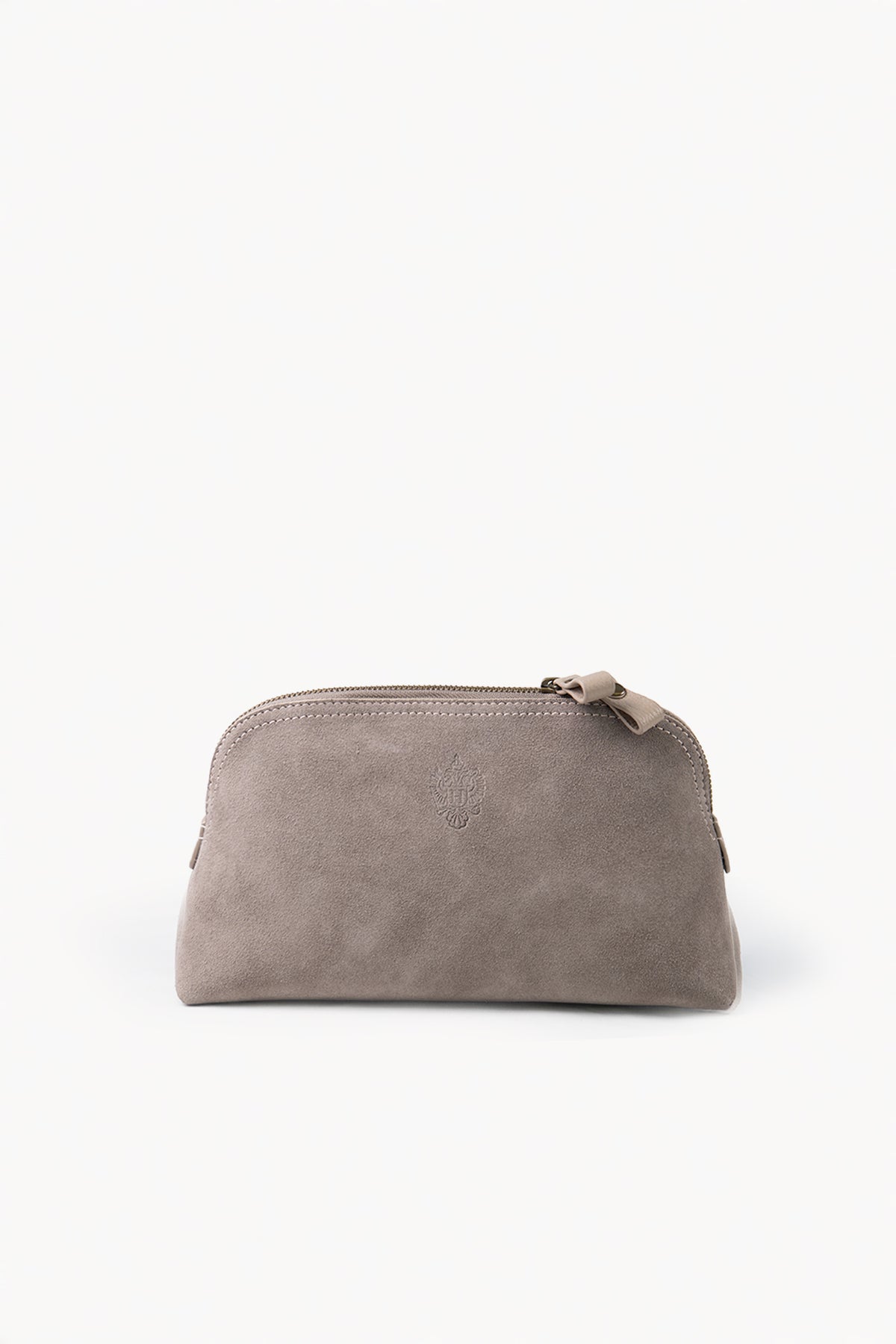 Kosmetiktasche aus Veloursleder