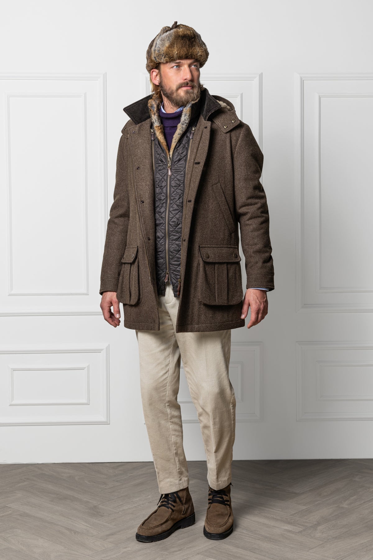 Loden Parka Antonius with Fur