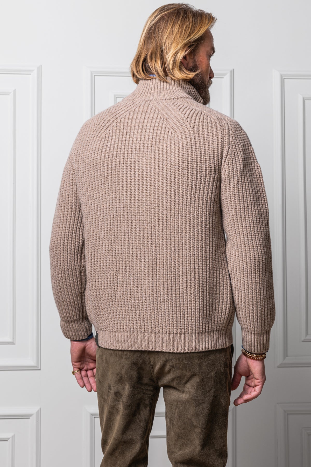 Cardigan Aurelio in Merinowolle