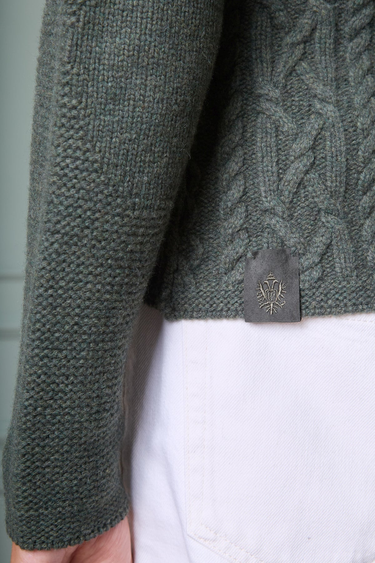 Strickjacke Donna aus Merinowolle