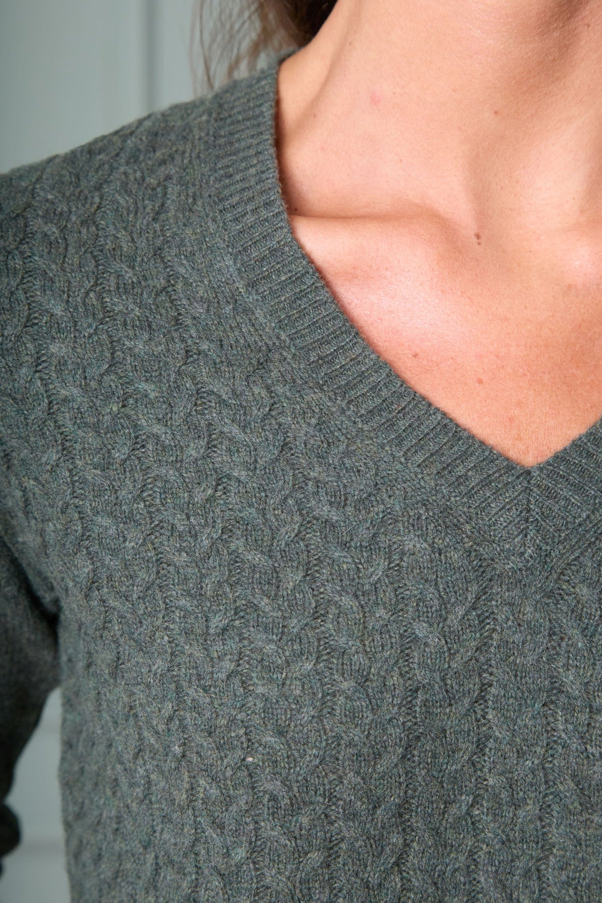  Merino wool knit sweater Rosina