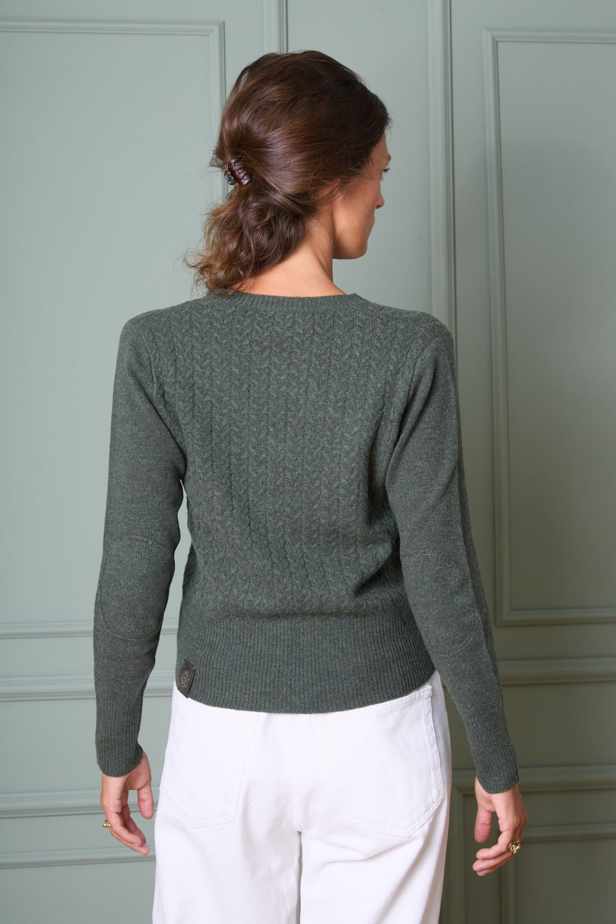  Merino wool knit sweater Rosina