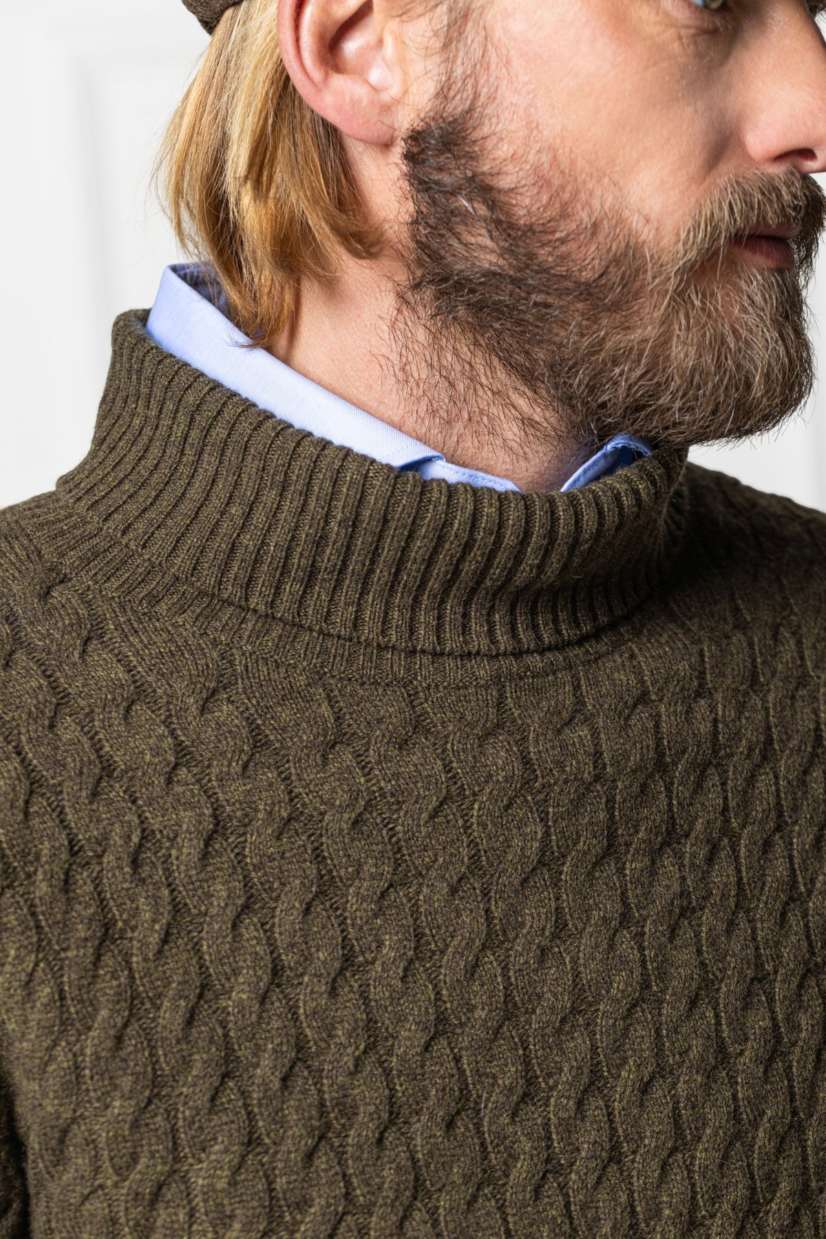 Merino Wool Turtleneck Sweater Riccardo