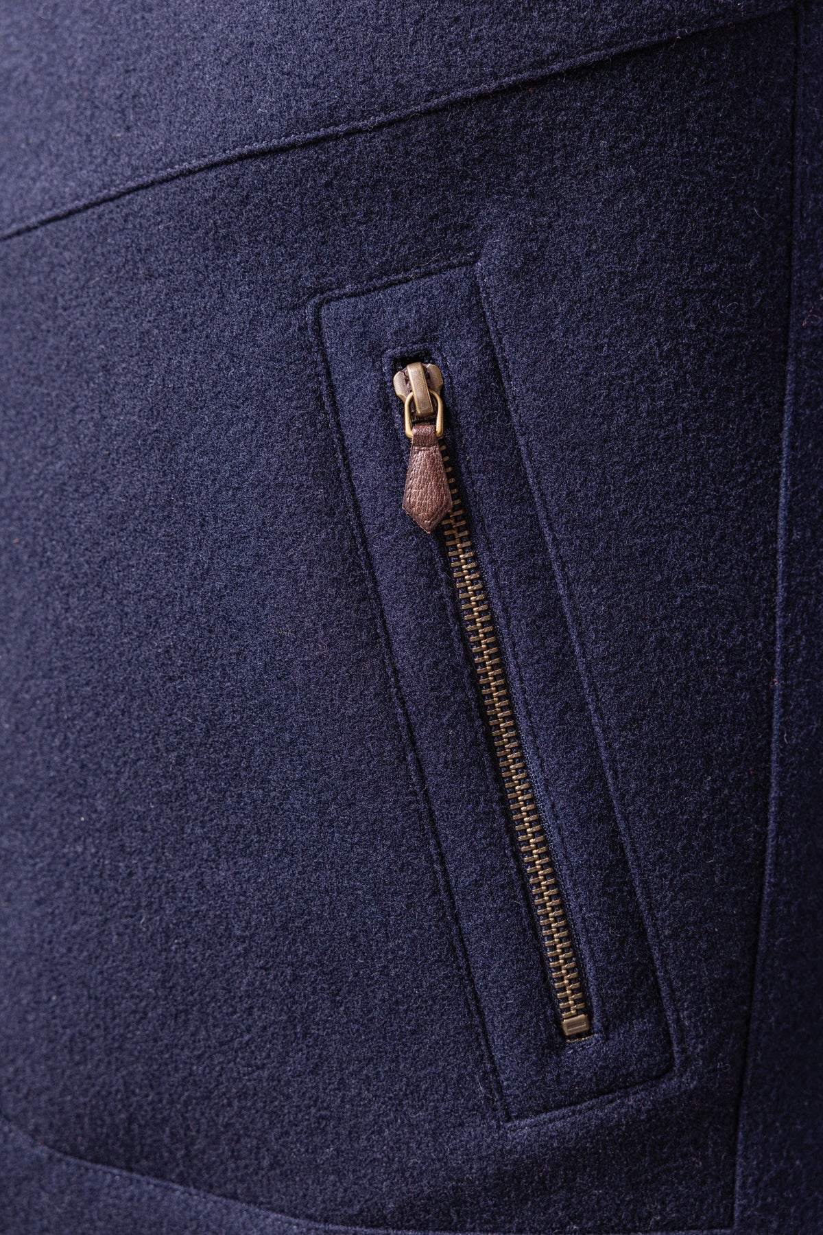 Loden Vest Hector with Fur Lining