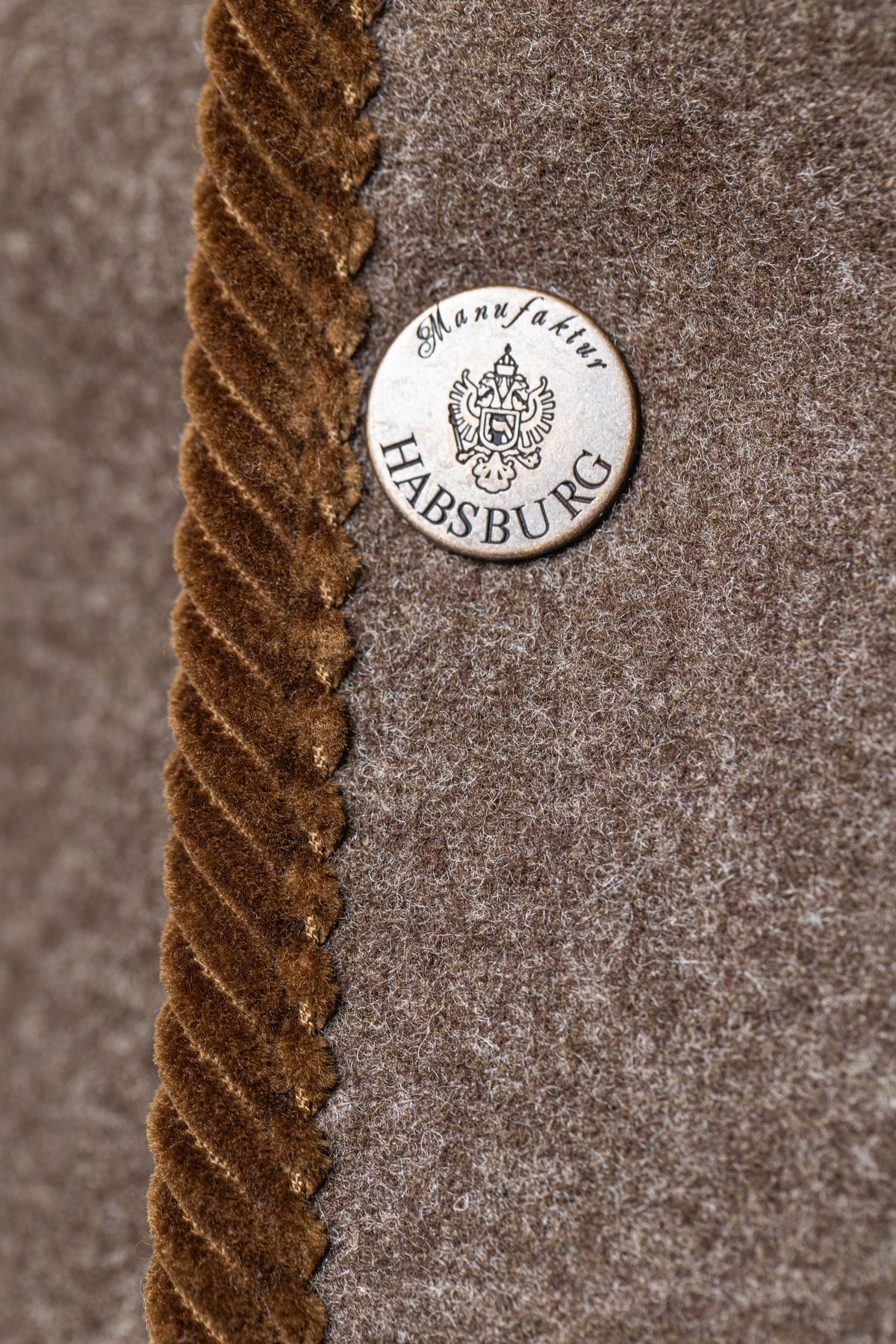 Loden Vest Hector with Fur Lining